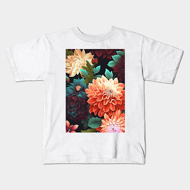 Botanical Flowers #09 Kids T-Shirt by beefyart